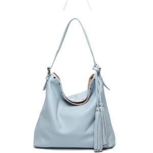 LAGGO REED HOBO WITH STUDS in sky blue new without tags